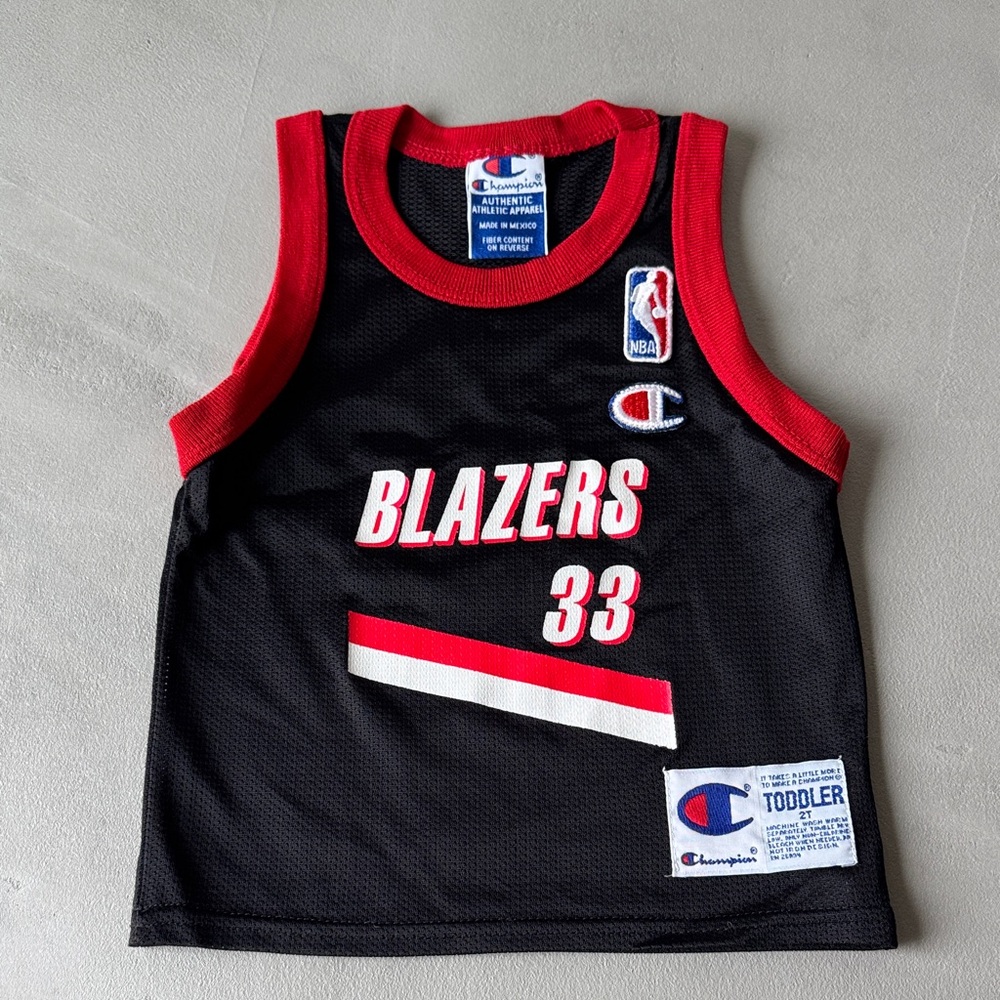 VINTAGE AUTHENTIC CHAMPION NBA PORTLAND TRAIL BLAZERS PIPPEN 33 JERSEY 2T